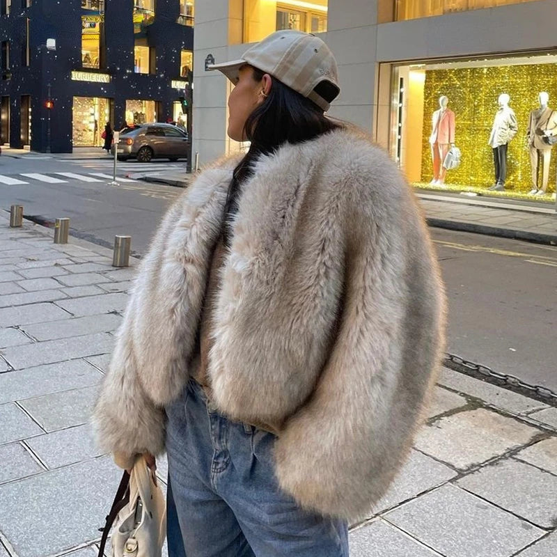 Rasha’s Luxe Fur Jacket