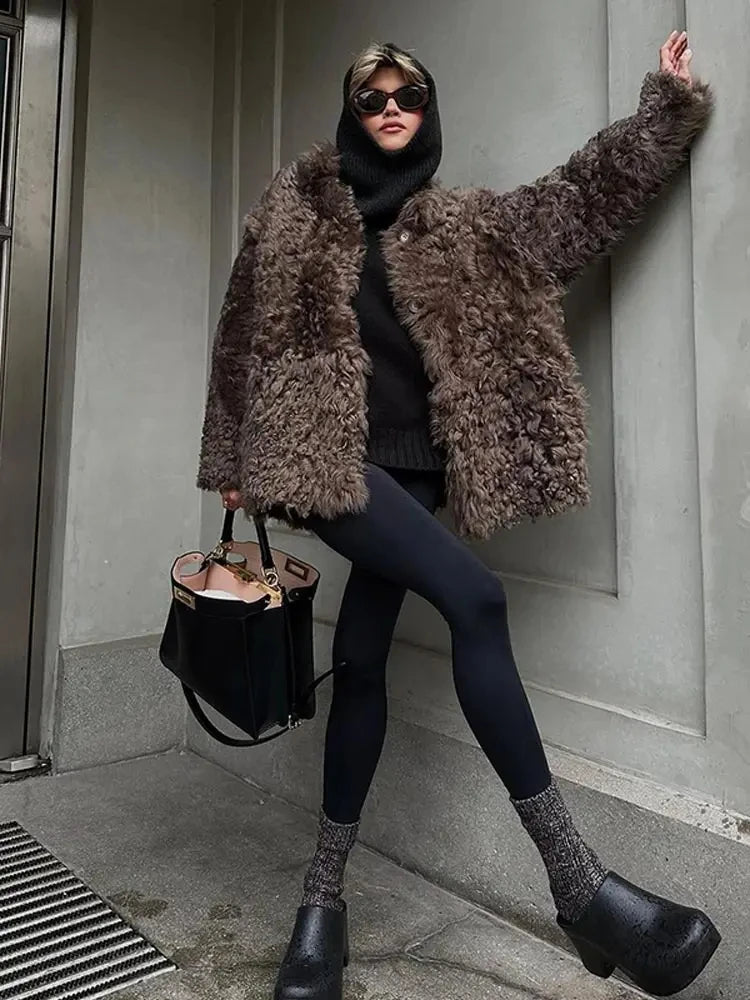 Rasha’s Luxe Fur Jacket