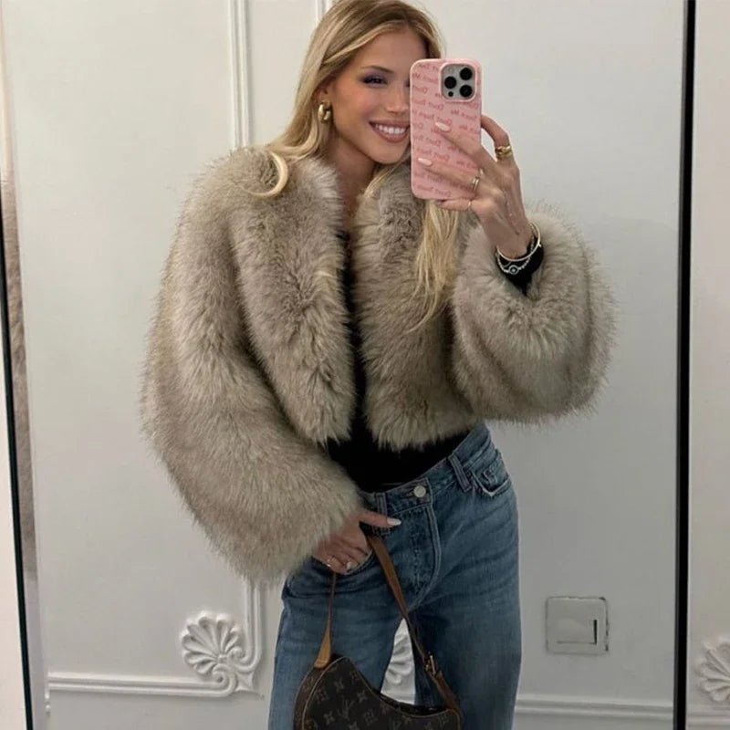 Rasha’s Luxe Fur Jacket